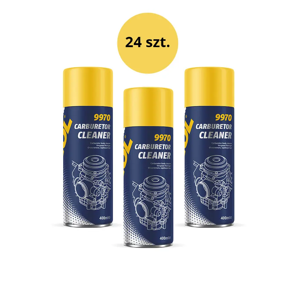 MANNOL CARBURETOR CLEANER 400ML - sprej na čištění karburátoru (9970) - karton 24 kusů (set) ( )