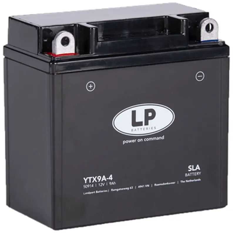 LANDPORT akumulátor YTX9A-4 (MS LTX9A-4) (YB9B) 12V 9AH (135X75X138mm) (120A) SLA bezúdržbový - zalitý (6) ( )