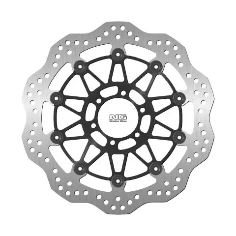 NG přední brzdový kotouč KTM 950/990 SMR/SMT 05-14 (305X64X5,0mm) (6X8,5mm) WAVE plovoucí ( )