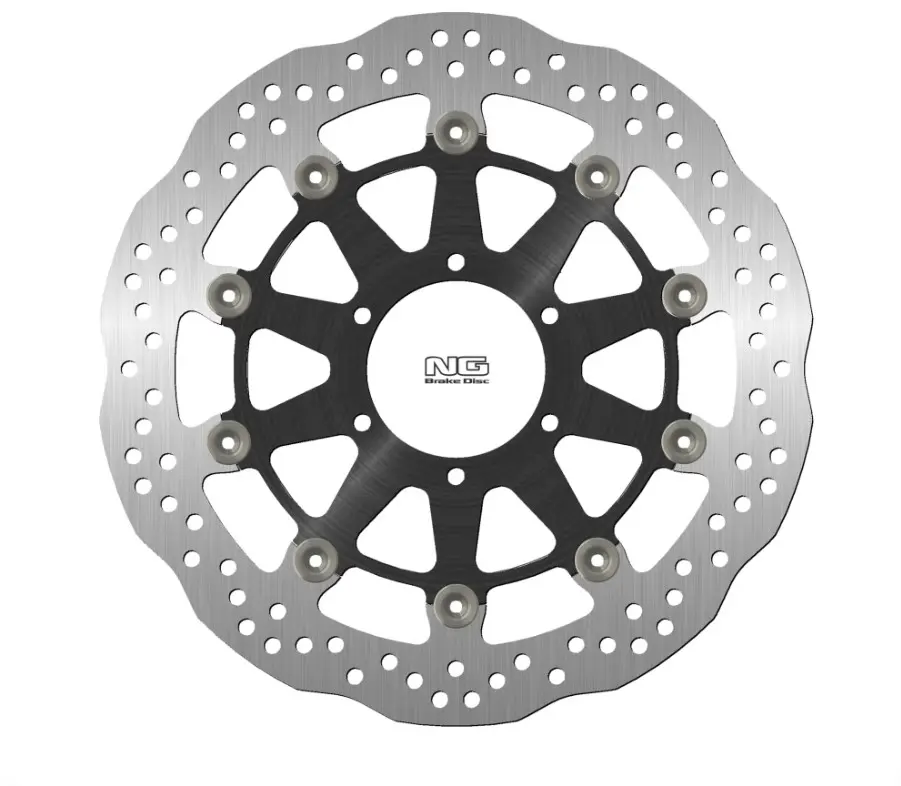 NG přední brzdový kotouč BMW S1000RR/S1000R/S1000XR 19-21 (320X80,2X5mm) (6X8,5mm) WAVE plovoucí (prostředek hliníkový) ( )