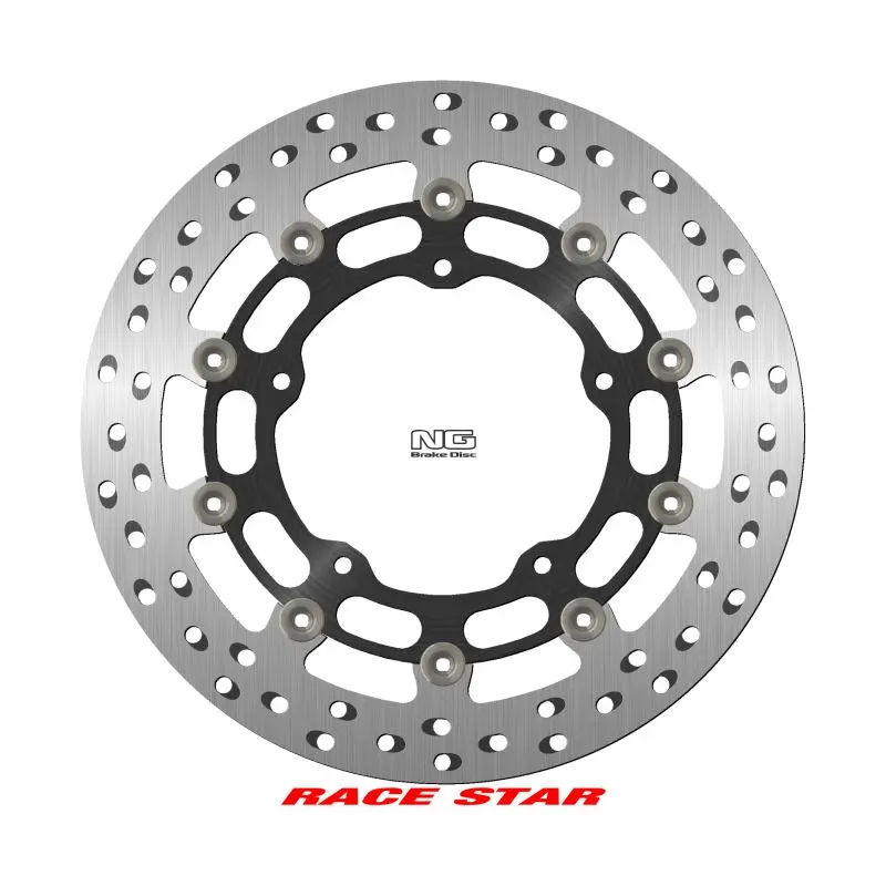 NG přední brzdový kotouč RACE STAR PREMIUM YAMAHA MT-10 16-22, R1/R6 16-22 (320X132X6mm) (5X8,25mm) (prostředek hliníkový, vylepšené chlazení) ( )