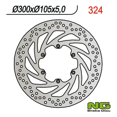 NG přední brzdový kotouč APRILIA / BMW F 650 / F700 GS 12-16 / F800 GS 06-16 (300X105X5) ( )