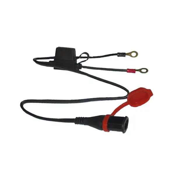 OPTImate kabel pro připojení nabíječky baterií, konektor SAE (s pojistkou 15A, délka 50cm) (SAE71) (EL) (O01) ( )