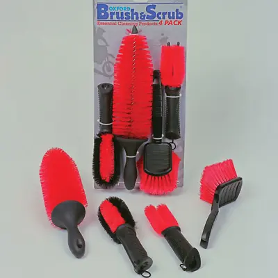 OXFORD sada kartáčů na čištění motocyklu BRUSH SCRAP 4 PACK (starý kód: OF607) ( )