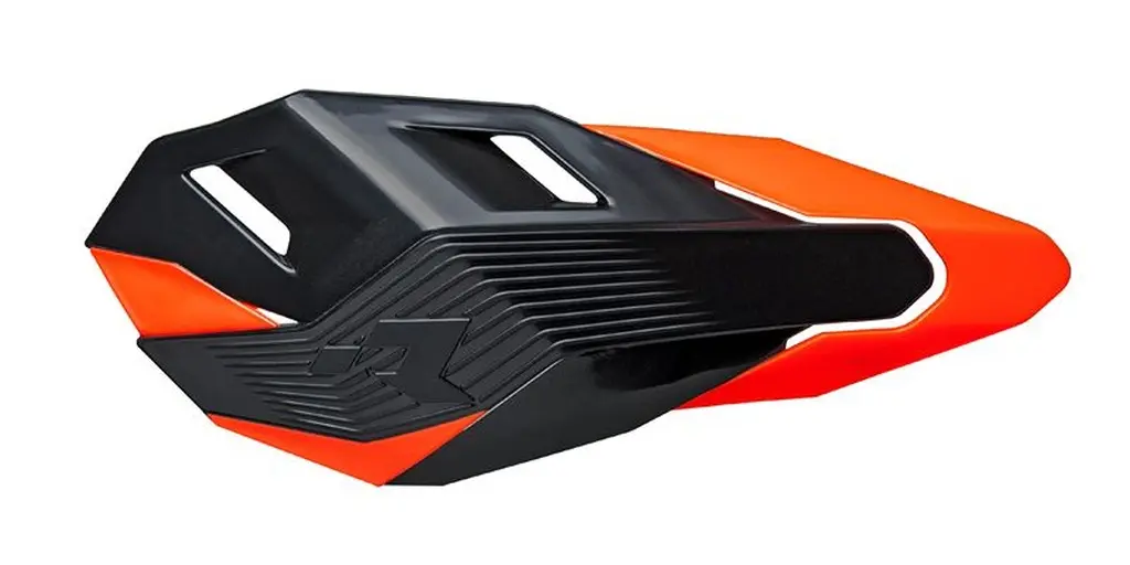 RACETECH (RTECH) chrániče řídítek HP3 barva černá oranžová NEON (se 2 typy držáků na řídítka a páčky) ( )
