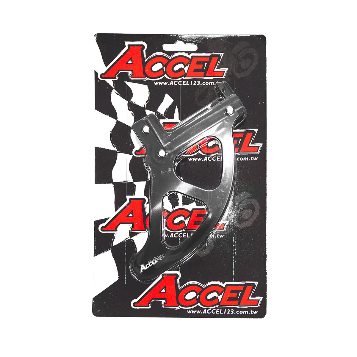 ACCEL kryt brzdového kotouče zadní HUSQVARNA TE / FE 22-24, GAS GAS EC 250 / 300 21-23, EC 250 F / 350 F 21-24 barva černá ( )