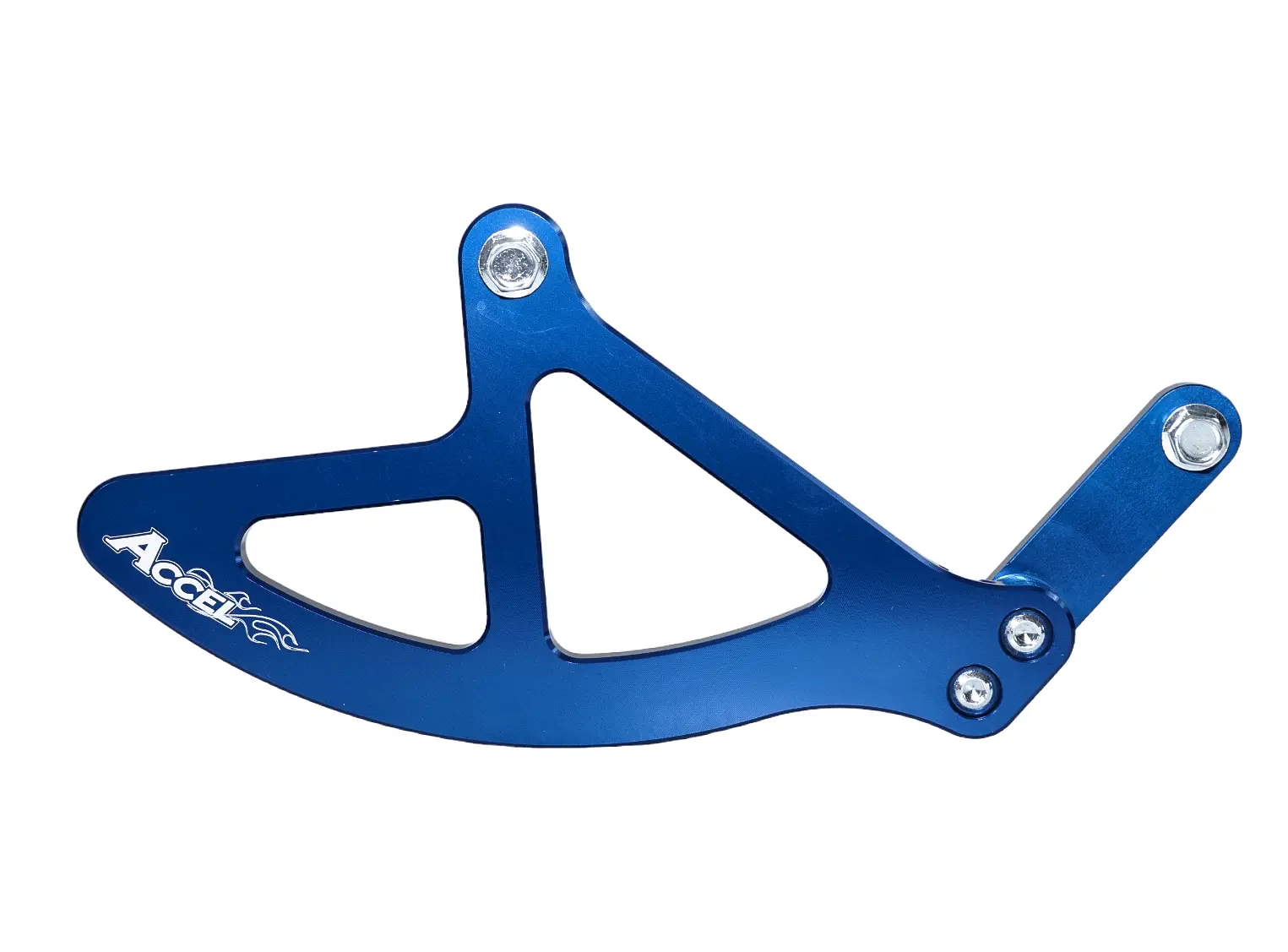 ACCEL kryt brzdového kotouče zadní YAMAHA YZ 125/250 05-17, YZF/WRF 07-17 (hliníková), barva modrá ( )