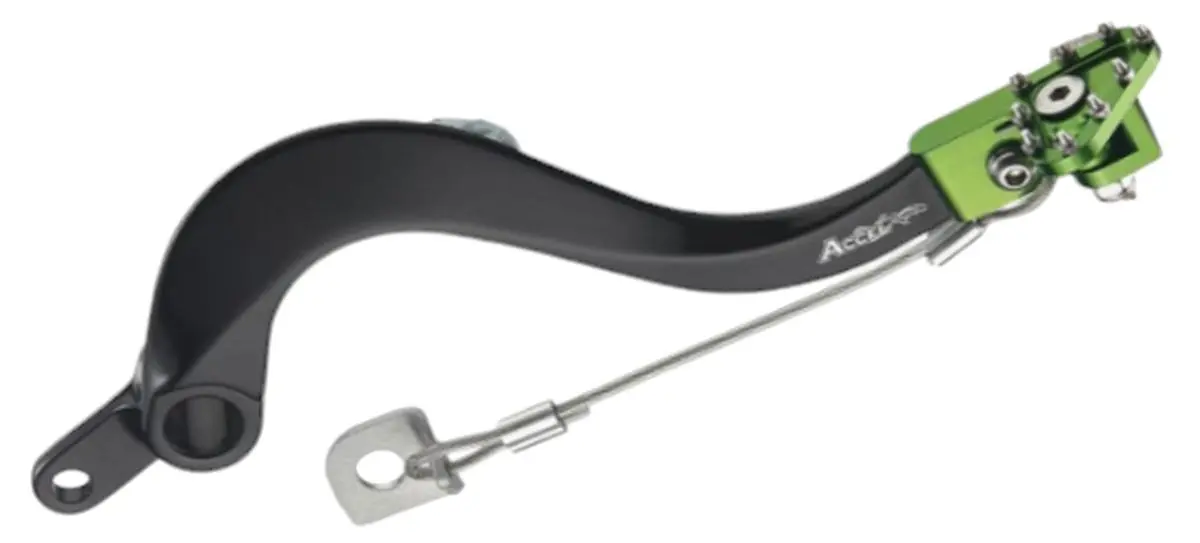 ACCEL páka nožní brzdy KAWASAKI KXF 250 04-20 barva zelená ( )