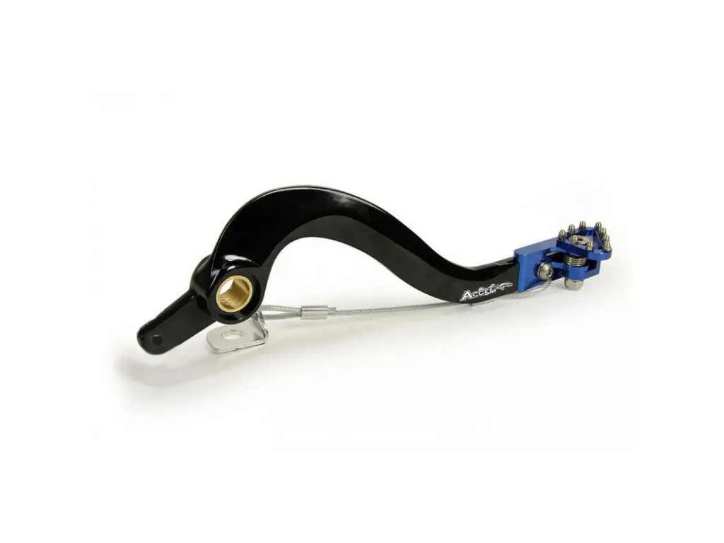 ACCEL páka nožní brzdy KTM SX/SXF 125/150/250/350/450 16-23, HUSQVARNA barva modrá ( )