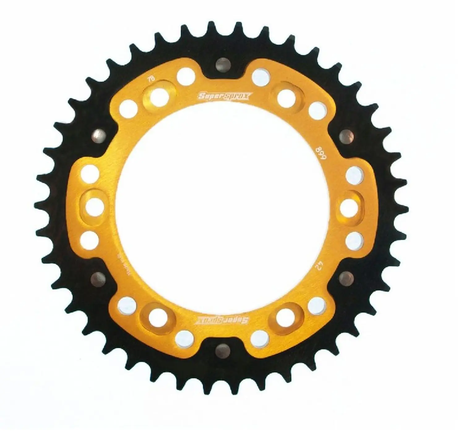 SUPERSPROX rozeta STEALTH (ocel-hliník) 4484 48 KTM 790/890/950/990/1050/1090/1190/1290 ADVENTURE/SUPER ADVENTURE (JTR899.48) barva zlatá ( )