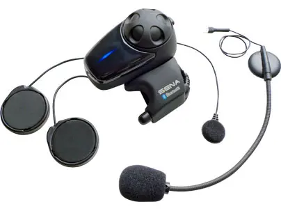 SENA interkom motocyklový SMH10 BLUETOOTH 3.0 do 900M s univerzální sadou mikrofonů ( 1 sada ) (EL) ( )