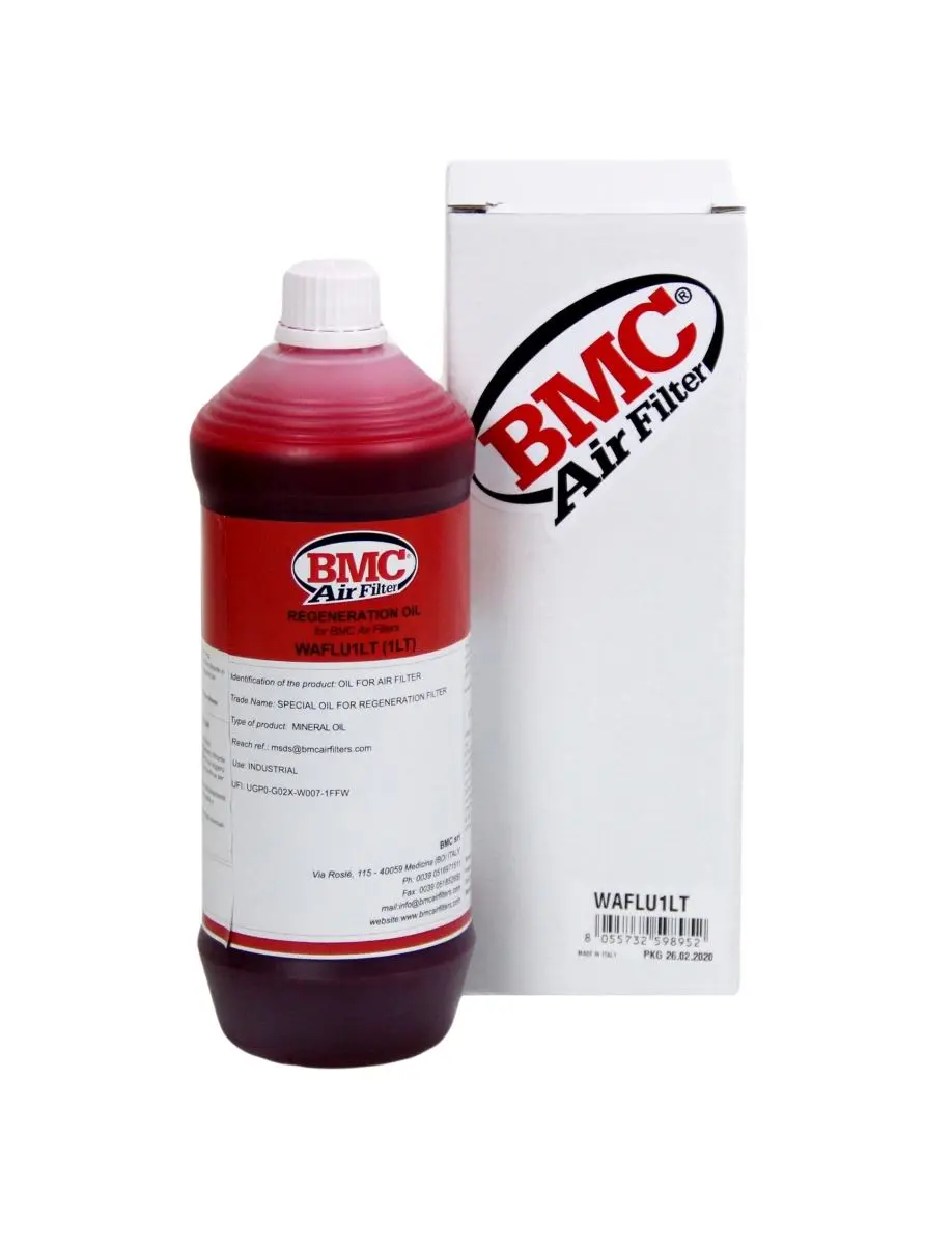 BMC kapalina (olej) pro impregnaci vzduchových filtrů 1L (REGENERATION FLUID BOTTLE 1L) (AKC) ( )