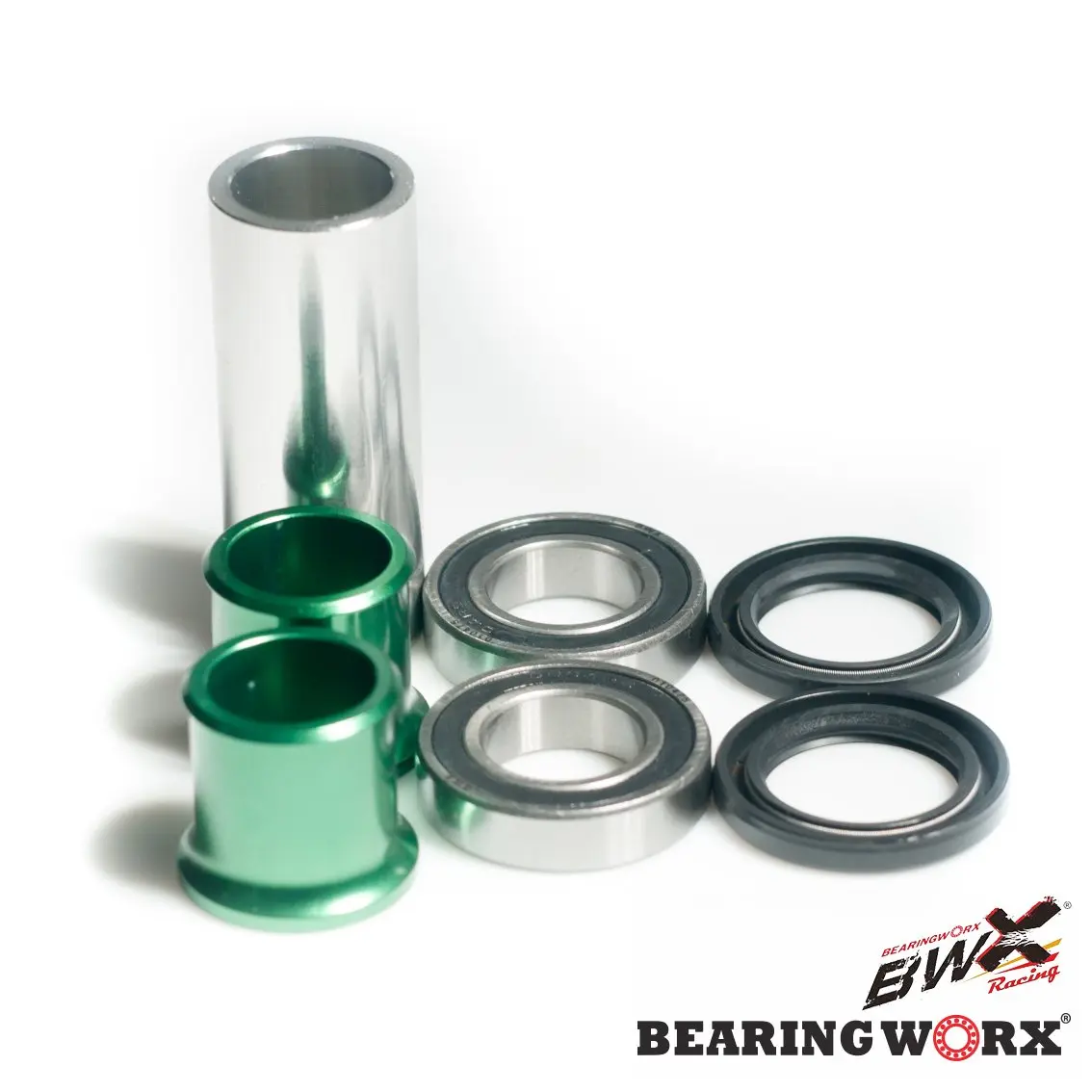 BEARING WORX ložiska předního kola s těsněními a pouzdry KAWASAKI KX 250 06-07, KXF 250 04-17, KXF 450 06-17 (25-1079) ( )