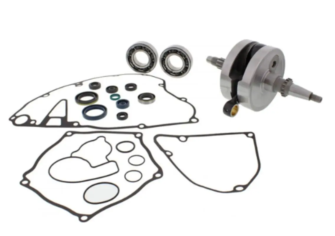 WISECO kliková hřídel KAWASAKI KXF 250 04-08, SUZUKI RMZ 250 04-06 (s ložisky a sadou těsnění na spodní část motoru) (HR4064) ( )