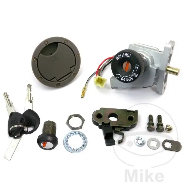 JMP zámek sada 4 dílné MBK YQ 50 NITRO 98-02, YQ 50 F1 NITRO ASSISTANCE 98-01, YQ 50 L NITRO JAGUAR 50 KM/H 01, YQ 50 L NITRO JAGUAR 45 KM/H 01-02,