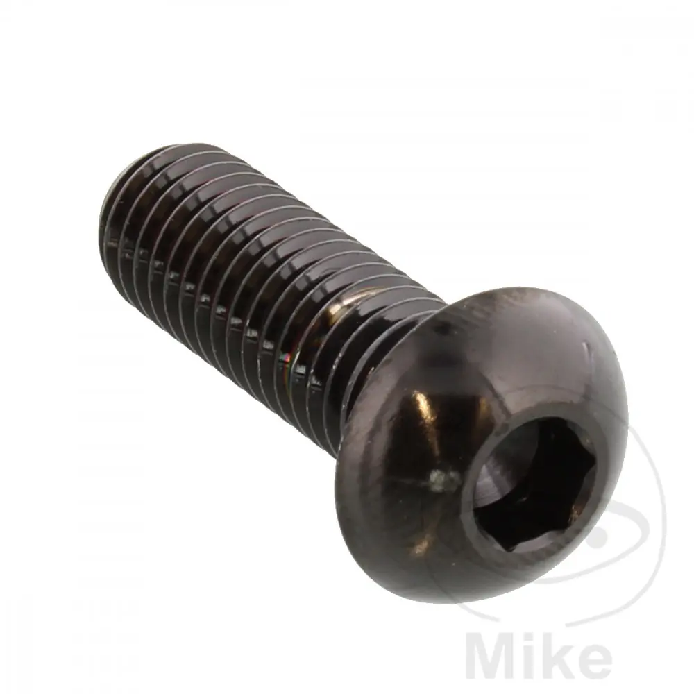 JMP šroub brzdového kotouče Bolt M8X1.25 mm 25 mm nerez V4A černá barva BMW C1 125 00-04, C1 125 ABS 00-04, C1 200 01-04, C1 200 ABS 01-04, F 800