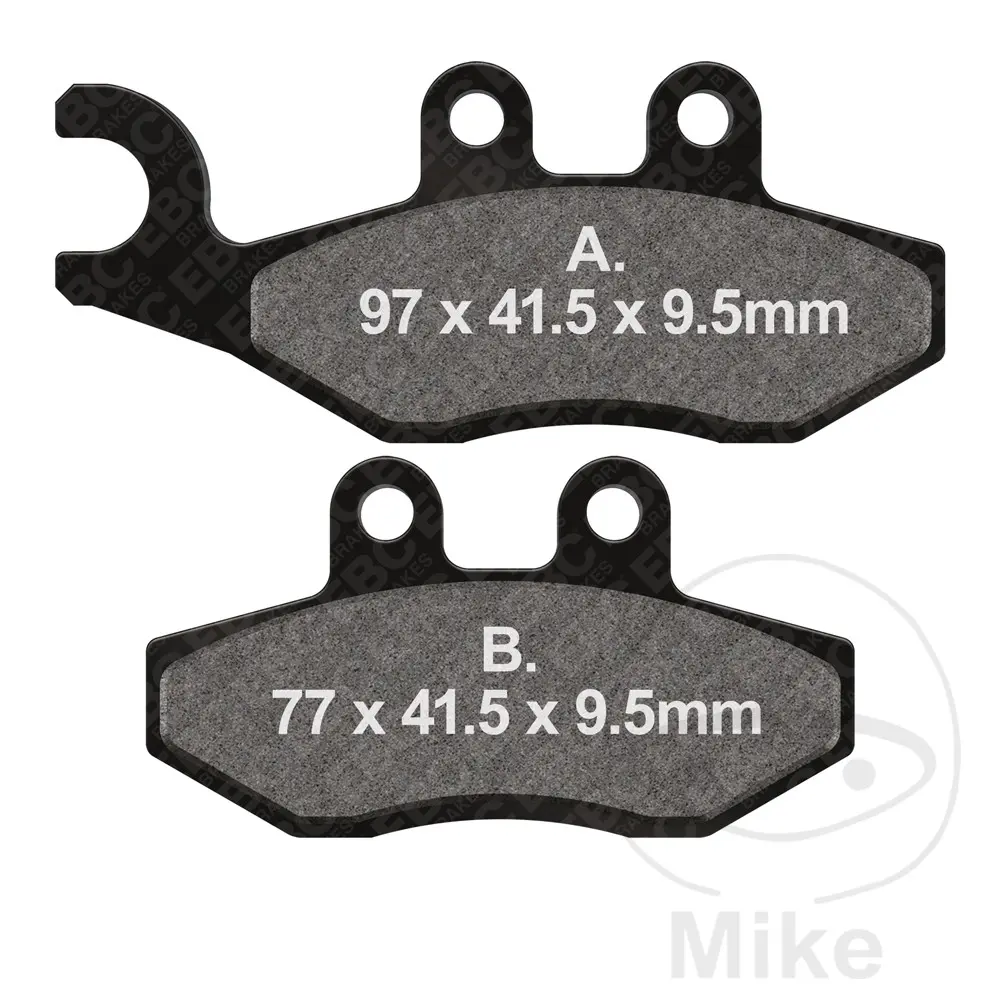 EBC brzdové destičky Carbon SCO EBC APRILIA SPORT CITY 50 4T ONE 09-13, SPORT CITY 50 2T ONE 10-13, SPORT CITY 125 ONE 09-13, SR 50 AC 2T MOTARD EURO2