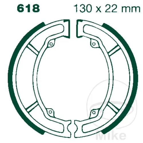 EBC brzdové BACK s Pružina EBC KAWASAKI KFX 80 KSF 03-06, SUZUKI LT-Z 90 QUADSPORT 07-20, PE 175 82, RM 250 80, RM 400 80 ( )