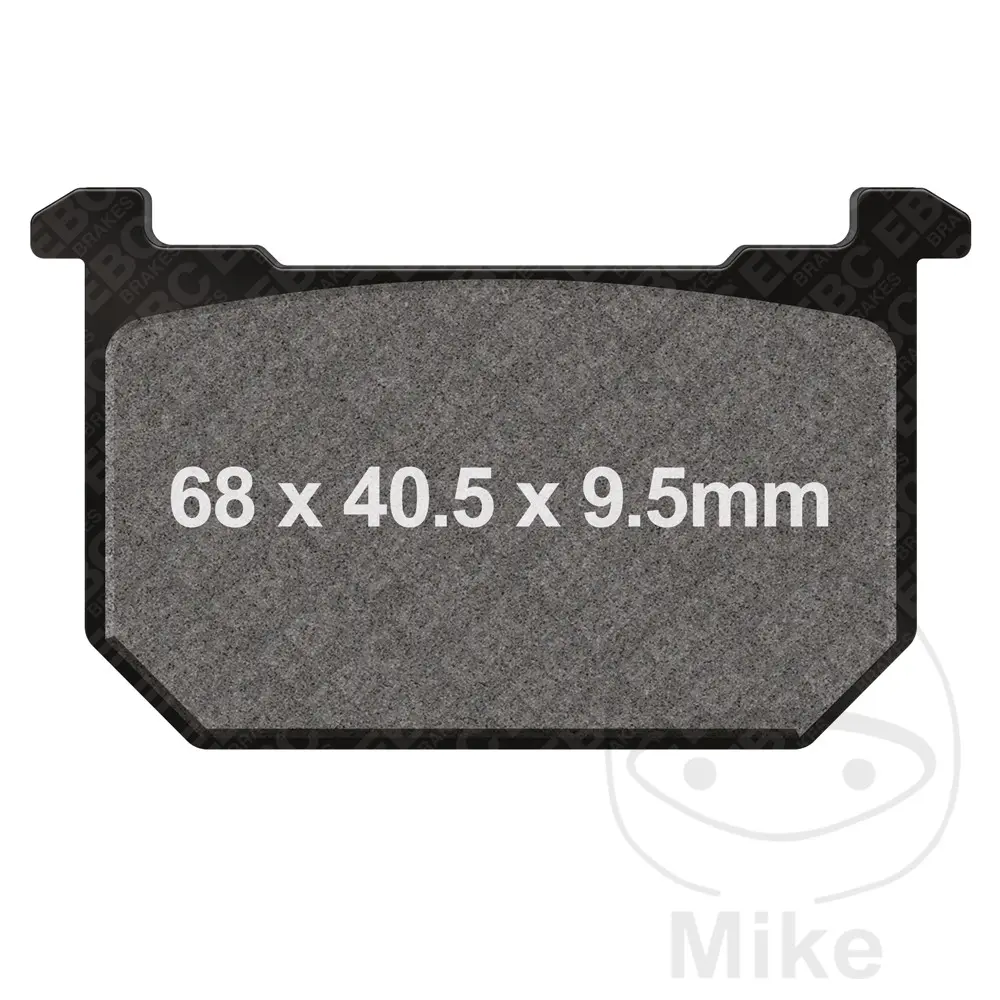 EBC brzdové destičky poloSinter V EBC KAWASAKI GPZ 1100 81-82, GT 750 82-85, Z 250 81-82, Z 400 81-83, Z 400 GP 83, Z 440 81-83, Z 440 LTD BELT DRIVE