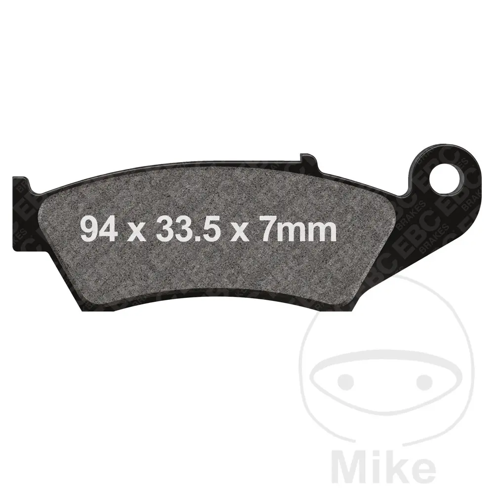 EBC brzdové destičky Sinter R EBC nebo 7873102 APRILIA MXV 450 08-15, RXV 450 06-15, RXV 550 06-13, BETA ALP 40 350 FARBE ROT 24, ALP 40 350 FARBE