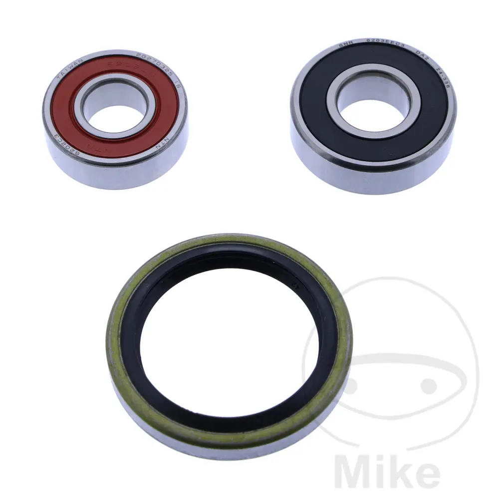JMP ložisko kola sada Kompletní včetně gufer KAWASAKI KL 650 TENGAI 89-91, KLE 500 91-07, KLR 250 84-92, KLR 600 84-89, KLR 650 87-04
