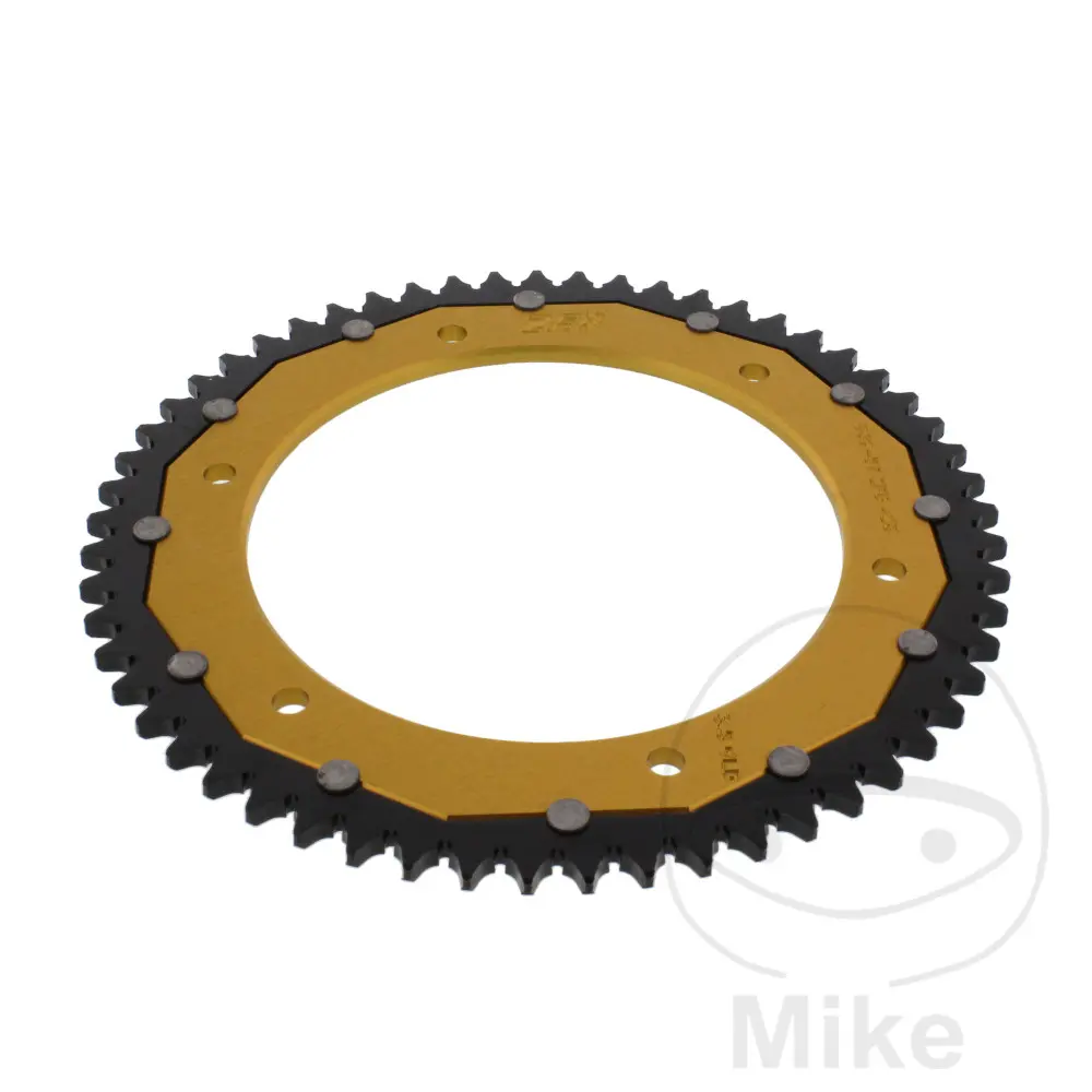 ZF Sprockets rozeta Dual 57Z typ 428 zlatá ZF vnitřní průměr 152 rozteč děr 175 YAMAHA DT 125 RE 04-06, DT 125 RE MX EVERTS 05-06, DT 125 X 05-06, DT