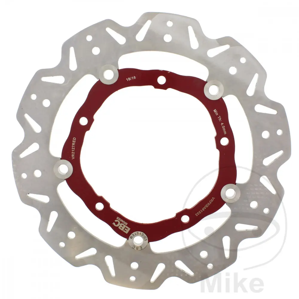 EBC brzdový kotouč VEE EBC červený YAMAHA MT-07 700 14-16, MT-07 700 MOTO CAGE 14-16, MT-07 700 A ABS 14-17, MT-07 700 A MOTO CAGE ABS 14-17, MT-07