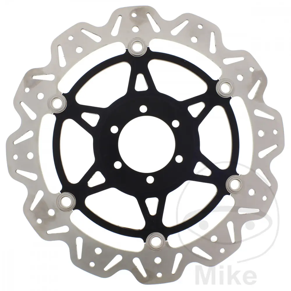 EBC brzdový kotouč VEE EBC černý APRILIA MANA 850 07-12, MANA 850 ABS 08-13, MANA 850 GT ABS 09-16, PEGASO 650 IE FACTORY 07-10, PEGASO 650 IE