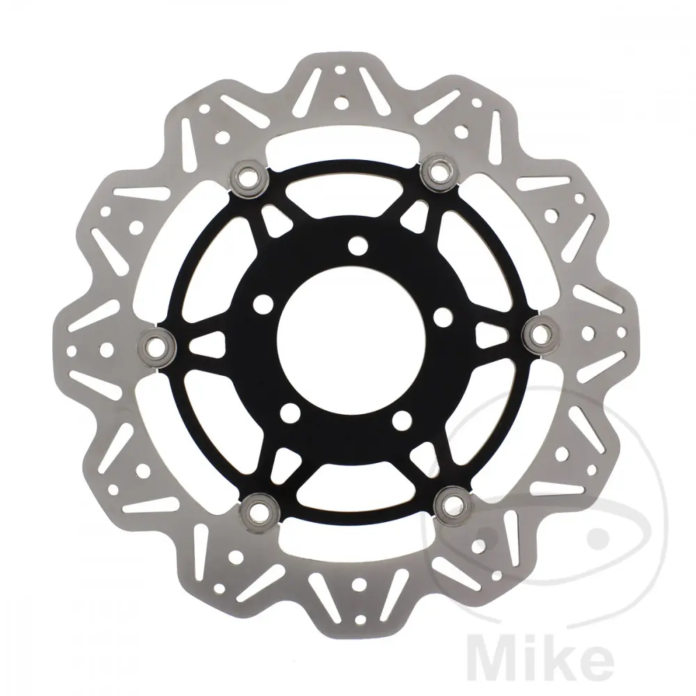 EBC brzdový kotouč VEE EBC černý TRIUMPH SPEED TRIPLE 1050 05-11, SPEED TRIPLE 1050 R  ABS 12-16, SPEED TRIPLE 1050 R 94  ABS 15-16, TIGER 1050 07-10,