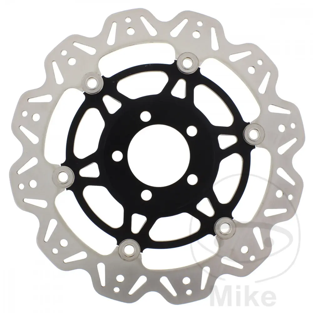 EBC brzdový kotouč VEE EBC černý KAWASAKI GPZ 900 R NINJA 90-94, GPZ 1100 95-98, GPZ 1100  ABS 96-98, GTR 1000 94-03, KR-1S 250 90-92, W 650  VYSOKÁ