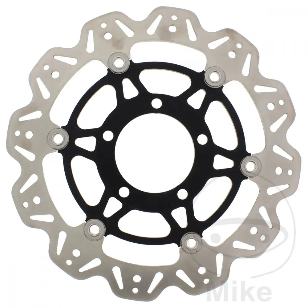 EBC brzdový kotouč VEE EBC černý KAWASAKI ER-6F 650 06-17, ER-6F 650  ABS 09-17, ER-6N 650 05-17, ER-6N 650  ABS 09-17, KLE 650 VERSYS 14-16, KLE 650