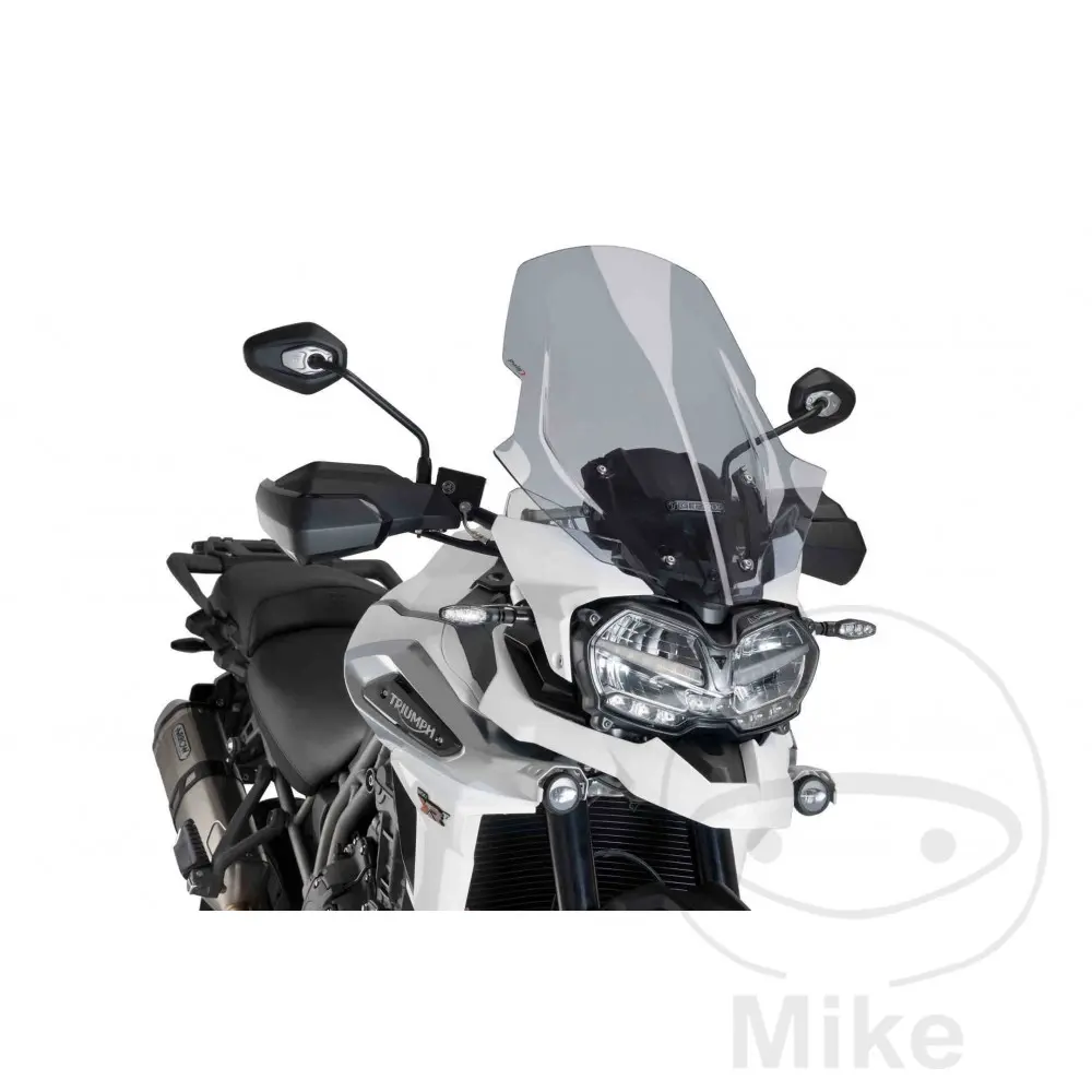 Puig plexi TOUR PUIG rauchgrau TRIUMPH TIGER 1200 XR  ABS 18-19, TIGER 1200 XRX  ABS 18-19, TIGER 1200 XRT  ABS 18-19, TIGER 1200 XCX  ABS 18-19,