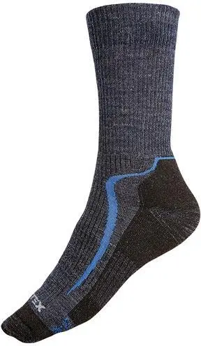 Dětské merino ponožky LITEX vlněné šedé Barva: Modrá, Velikost: