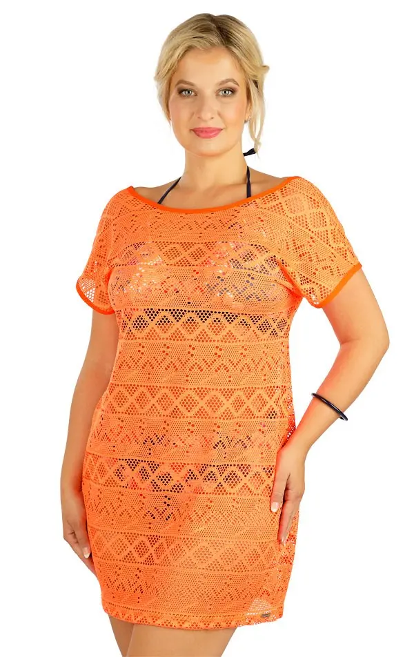 Plážová tunika LITEX oranžová,