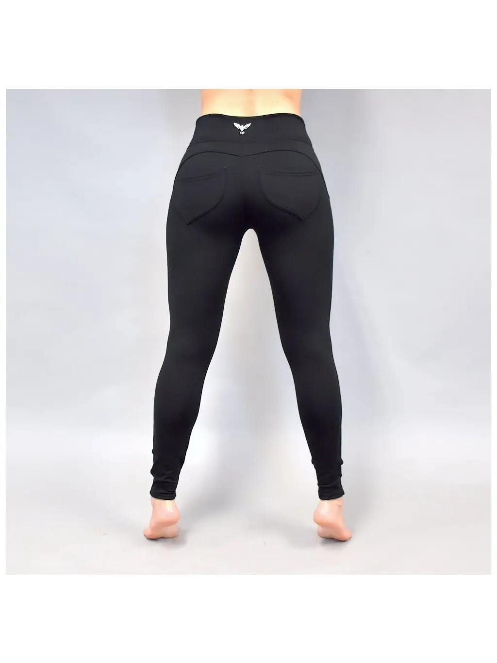 Zateplené legíny Black warm pants YASTRABY, S