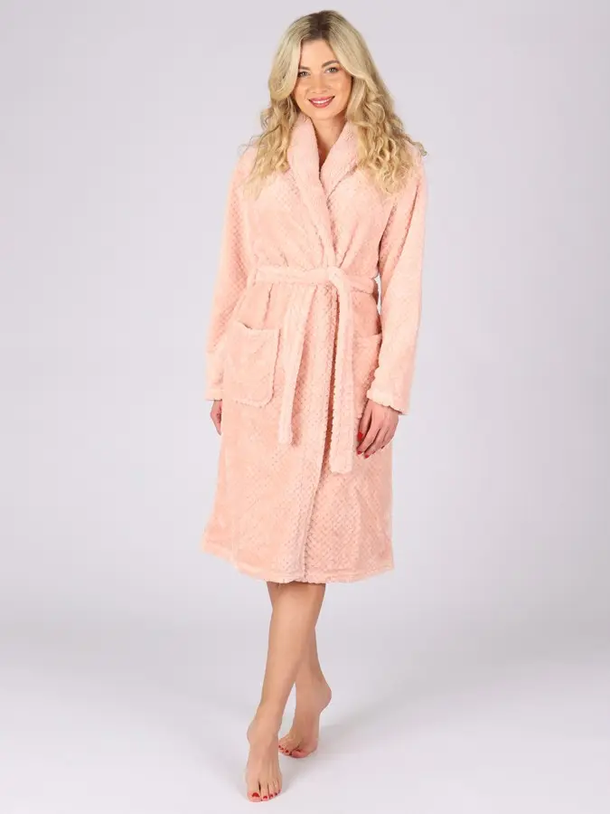Evona Dámský župan ILPA růžový, L/XL