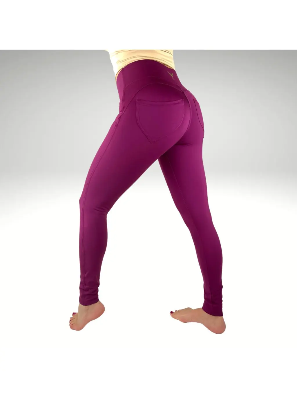 Legíny Push up Violet pants Yastraby,