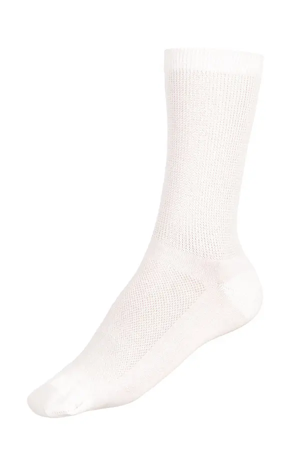 Unisex sportovní ponožky LITEX vysoké bílé Barva