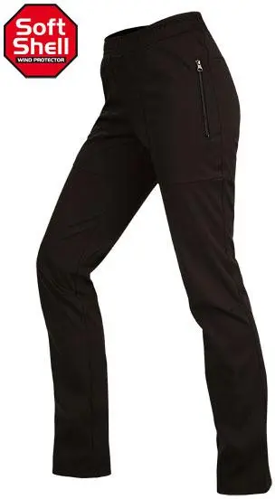 Unisex softshellové kalhoty LITEX černé Barva: černá, Velikost: XL