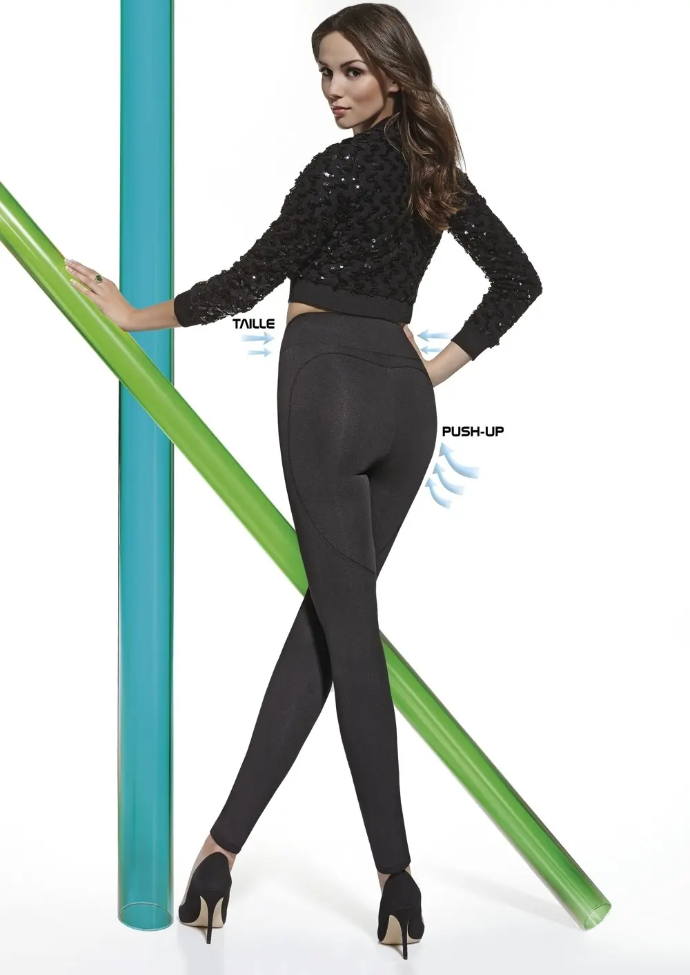 Stahovací push up legíny GINGER,