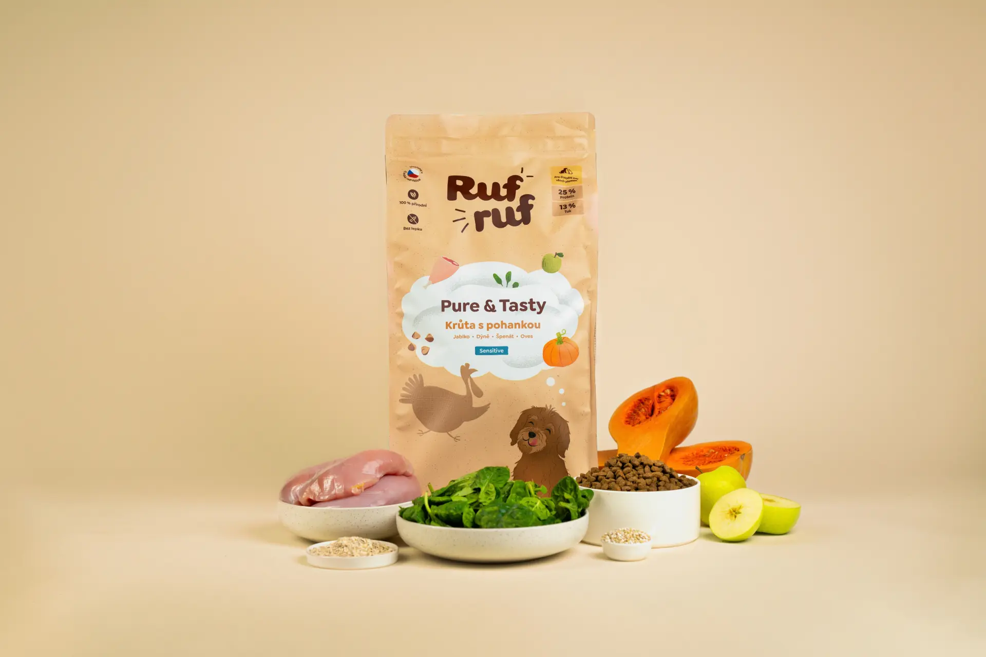 Rufruf Krůta s pohankou a probiotiky 12 kg