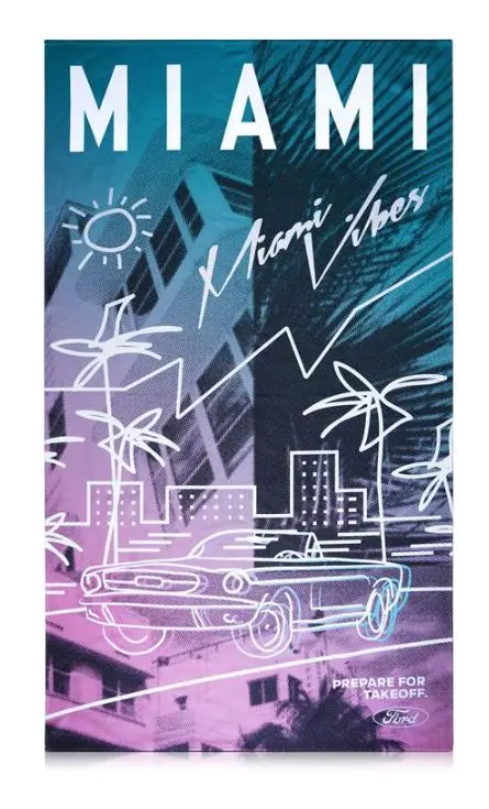 Osuška Ford Mustang Miami Vibes