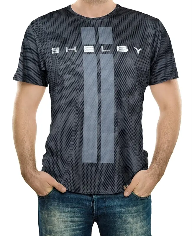 Tričko Shelby Camo Carbon Fiber Performance Tee