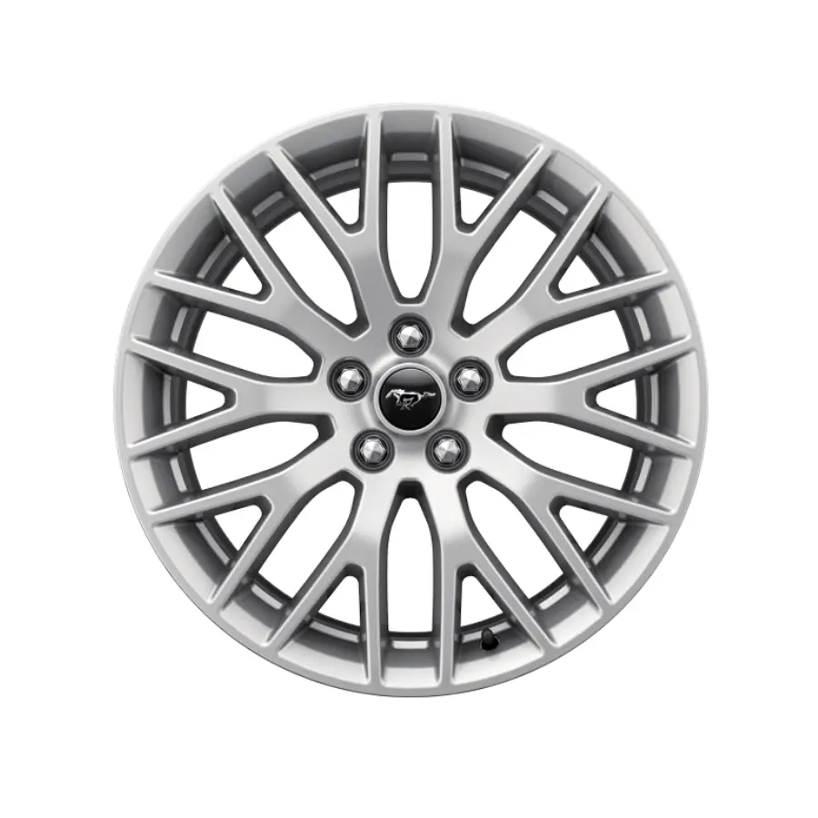 Alu kolo Ford Mustang 9x19" ET 45 s 10 paprsky Y v barvě Luster Nickle