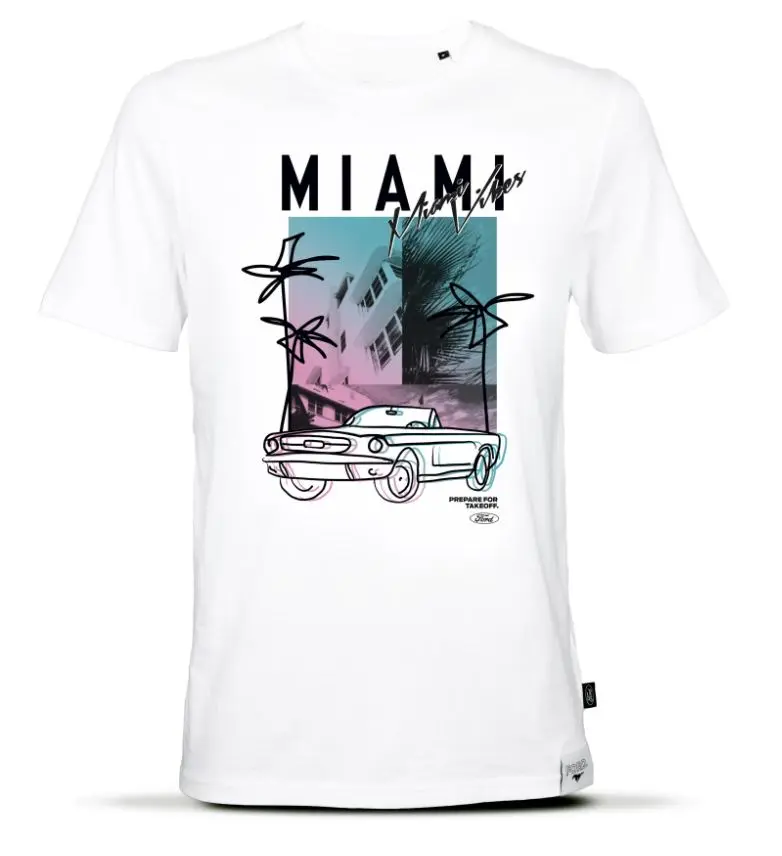 Tričko Ford Mustang Miami Vibes
