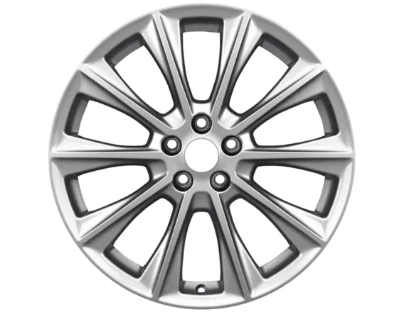 Kolo z lehké slitiny 19" Provedení s 10 paprsky, leštěná, lakovaná