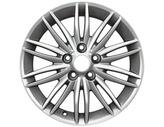 Kolo z lehké slitiny 16" Provedení Premium s 10x2 paprsky Y ve stříbrné barvě