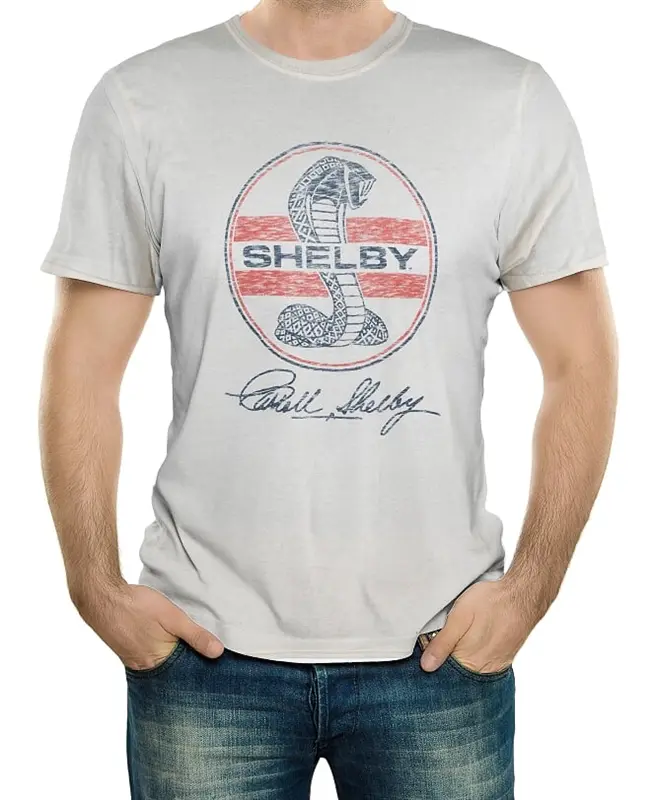 Tričko Shelby Logo Stripes Natural