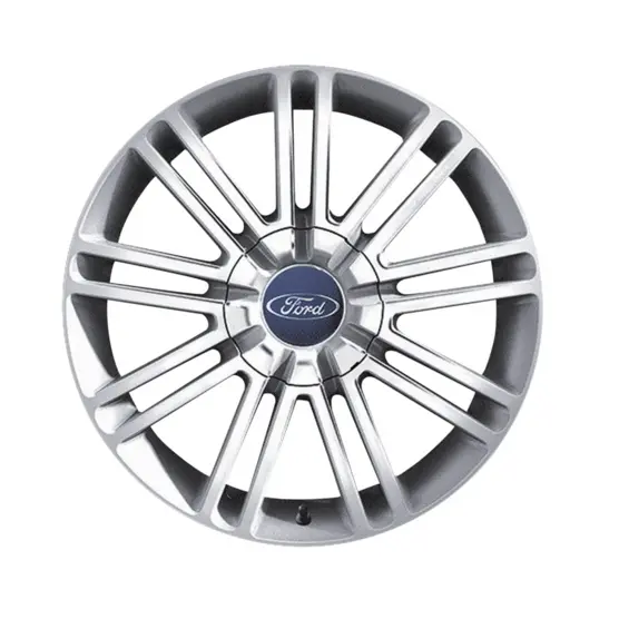 Alu kolo Ford 6.5x17” ET 52.5 s 9x2 paprsky stříbrné s frézovaným povrchem