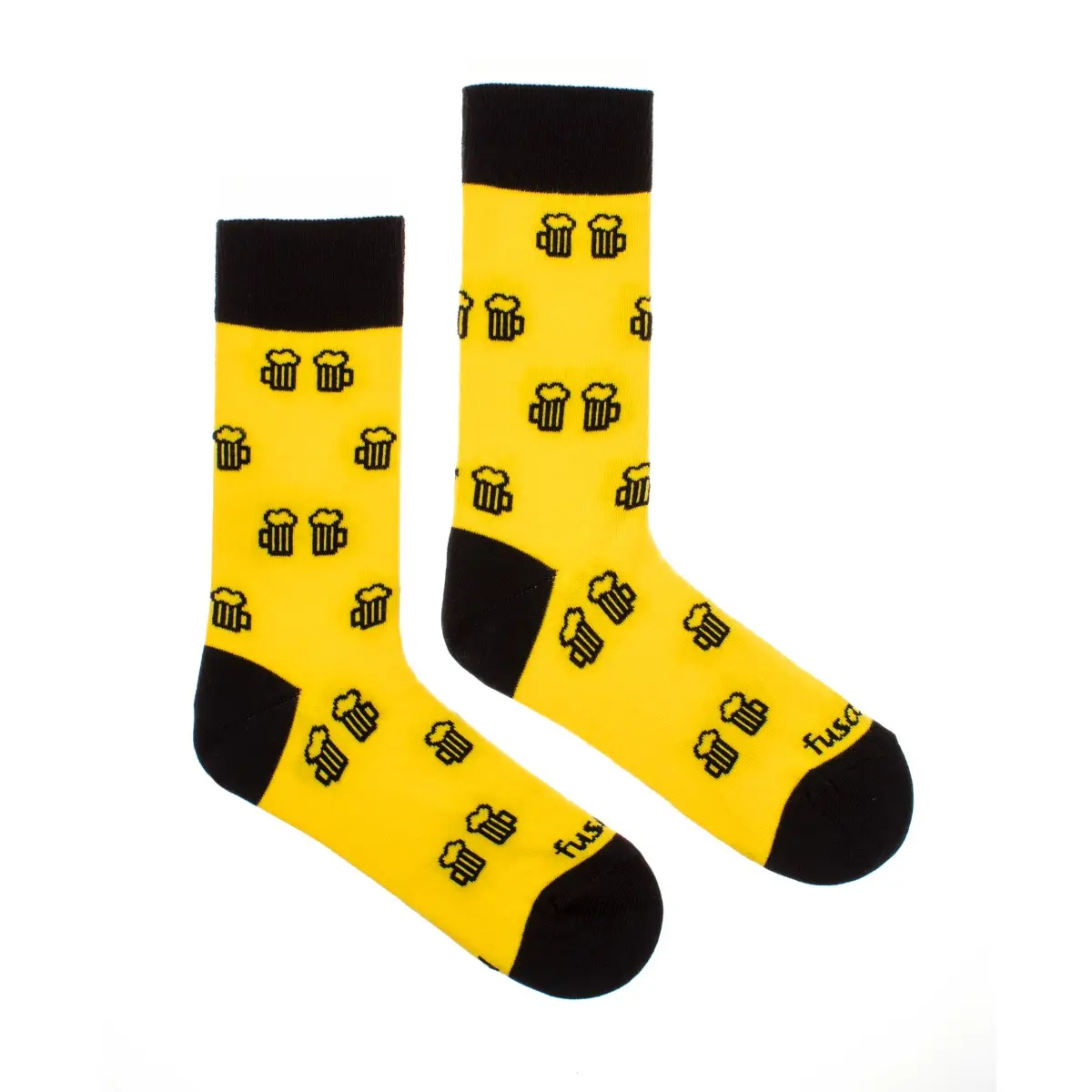 Ponožky Na zdraví žlté M (Unisex veľkosť M 39 - 42)